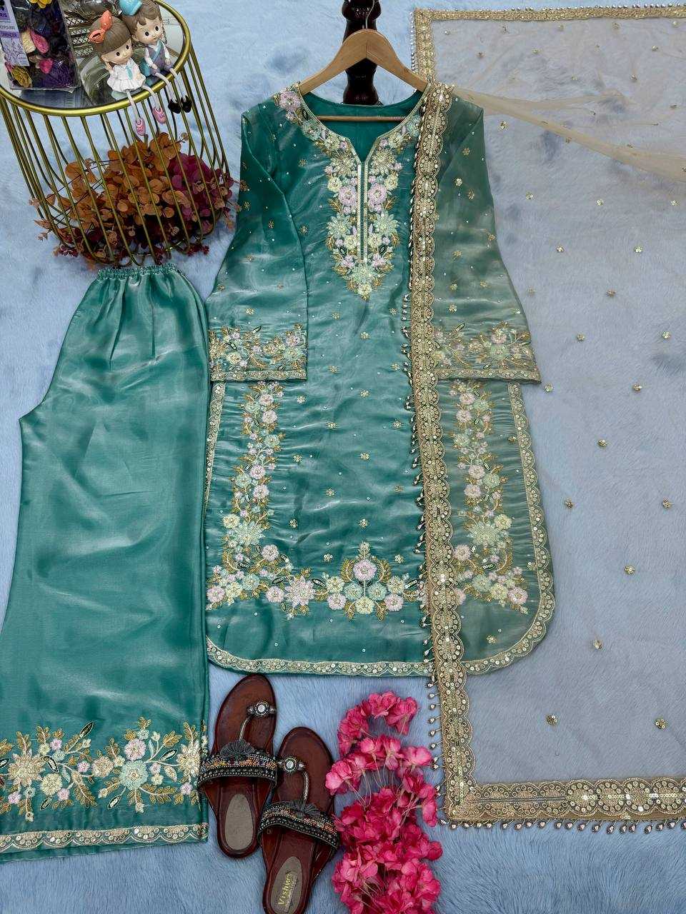 Ynf Jimmy Choo KESH141 199 Suits & Dresses Festive Collections Plus Size Collections Wholesale Embroidery Suits Palazzo Suit Designer Suits Manufacturer
