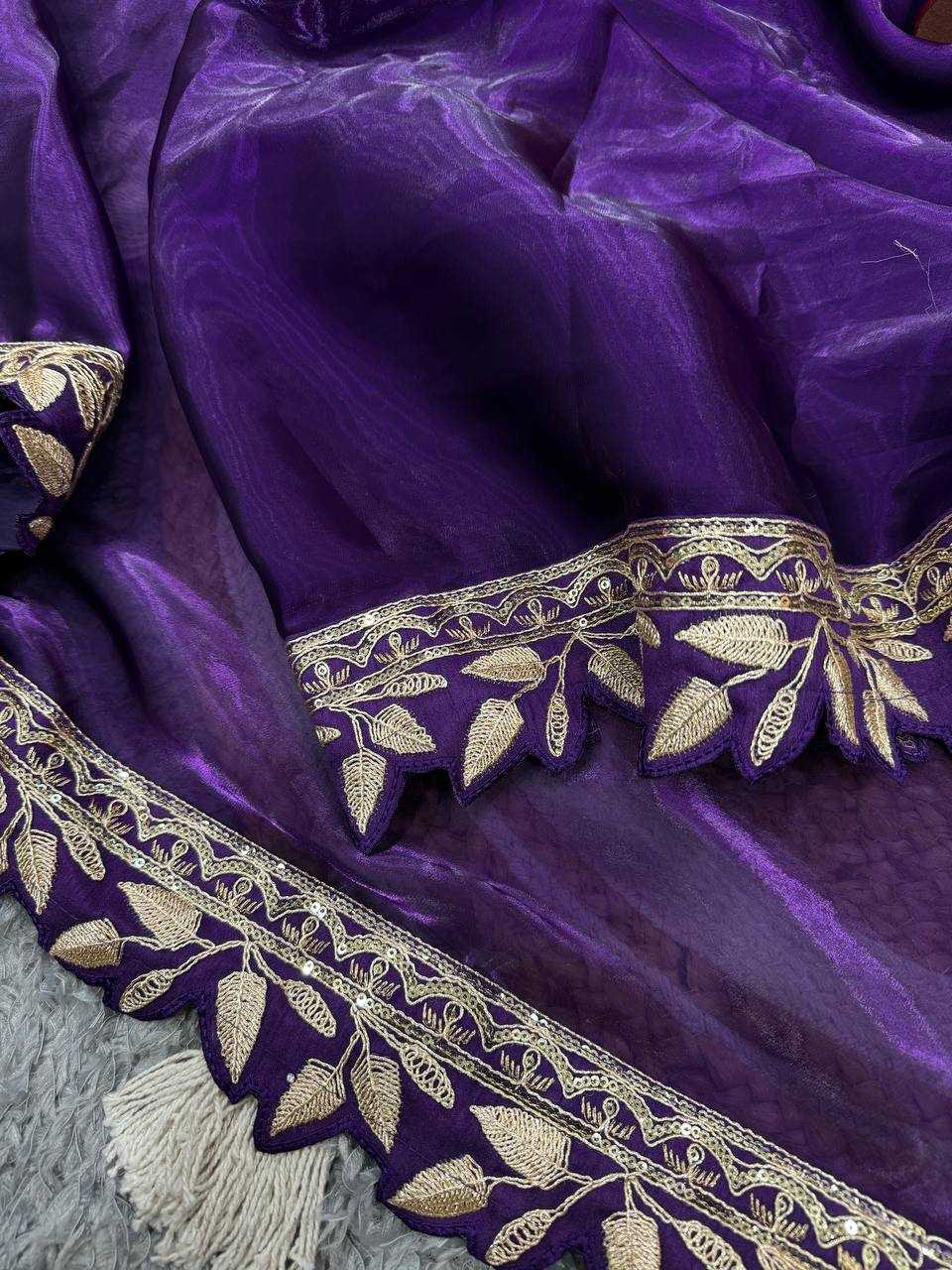 Ynf Jimmy Choo KESH151 5468 Sarees Wholesale Jimmy Choo Sarees Party Wear Sarees Embroidered Sarees Manufacturer