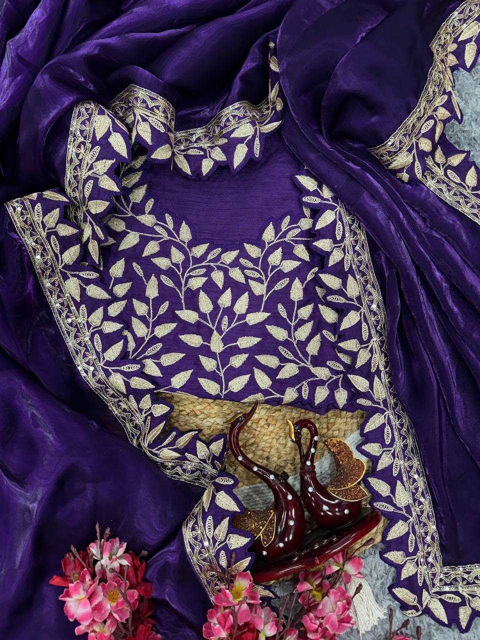 Ynf Jimmy Choo KESH151 5468 Sarees Wholesale Jimmy Choo Sarees Party Wear Sarees Embroidered Sarees Manufacturer
