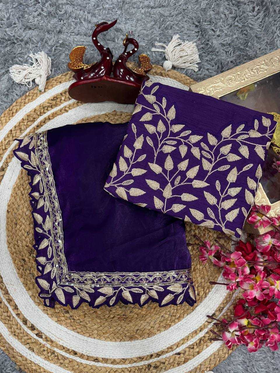Ynf Jimmy Choo KESH151 5468 Sarees Wholesale Jimmy Choo Sarees Party Wear Sarees Embroidered Sarees Manufacturer