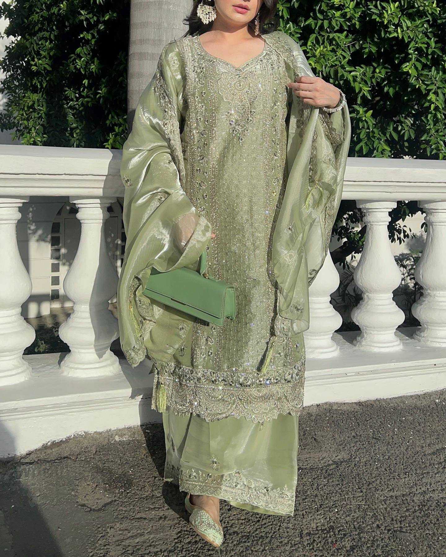 Ynf Jimmy Choo KESH492 1372 Suits & Dresses Wholesale Ladies Suits Embroidery Suits Palazzo Suit Manufacturer