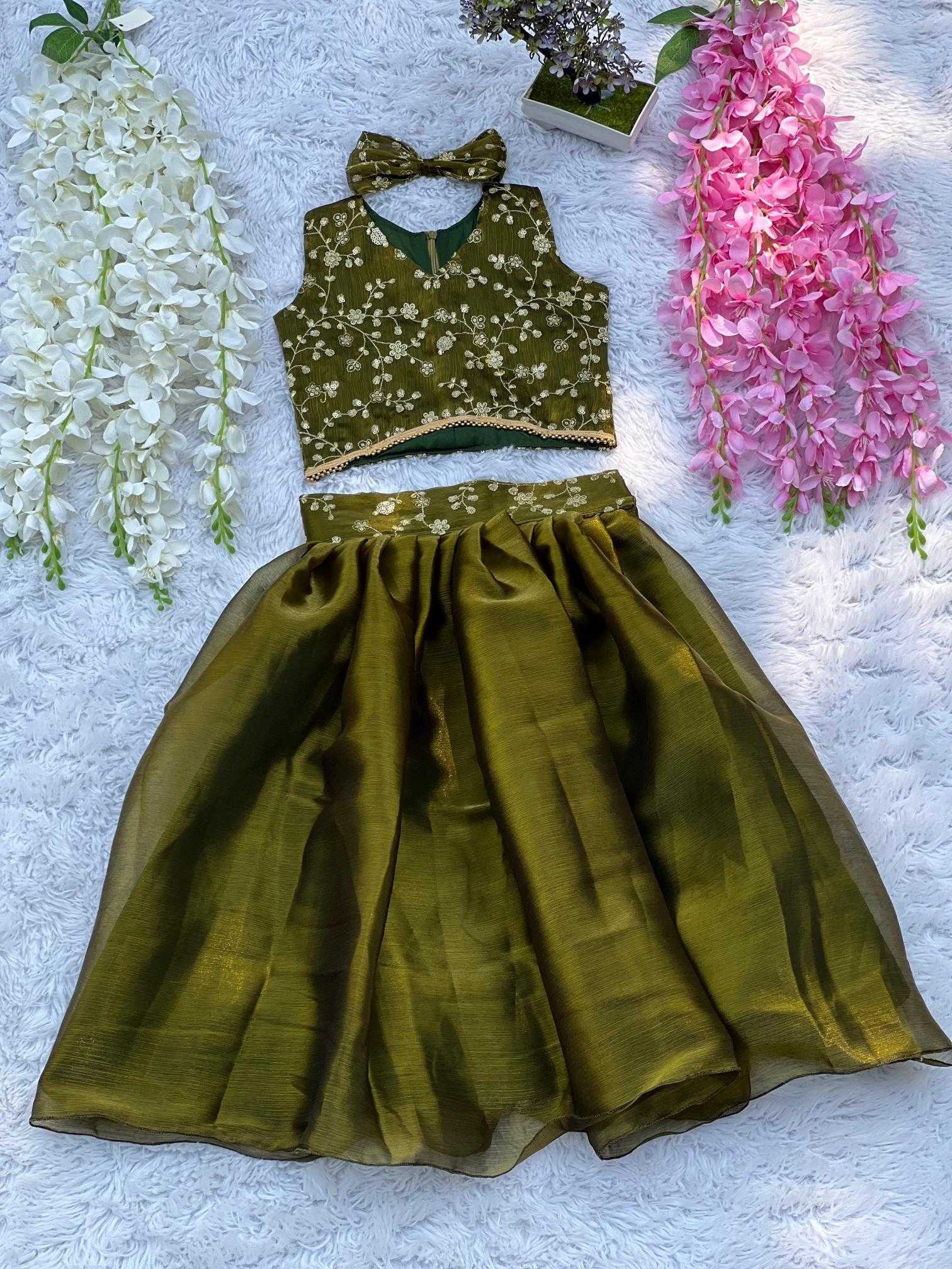 Ynf Jimmy Choo KESH493 Cute cloth Kids Wear Wholesale Kids Lehenga Kids Lehenga Choli Baby Girl Lehenga Manufacturer