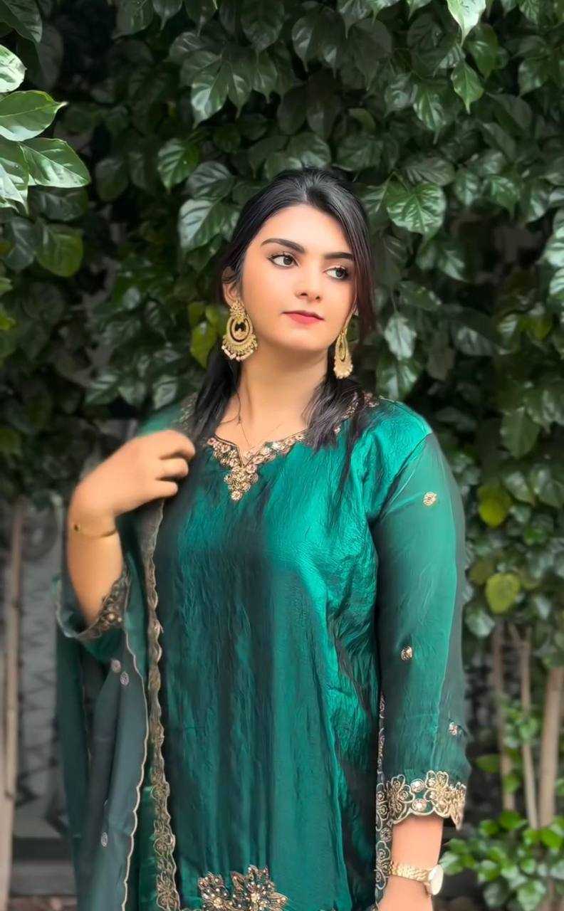 Ynf Jimmy Choo KESH499 1674 Suits & Dresses Wedding Collections Festive Collections Wholesale Embroidery Suits Ladies Silk Suit Wedding Outfits Manufacturer