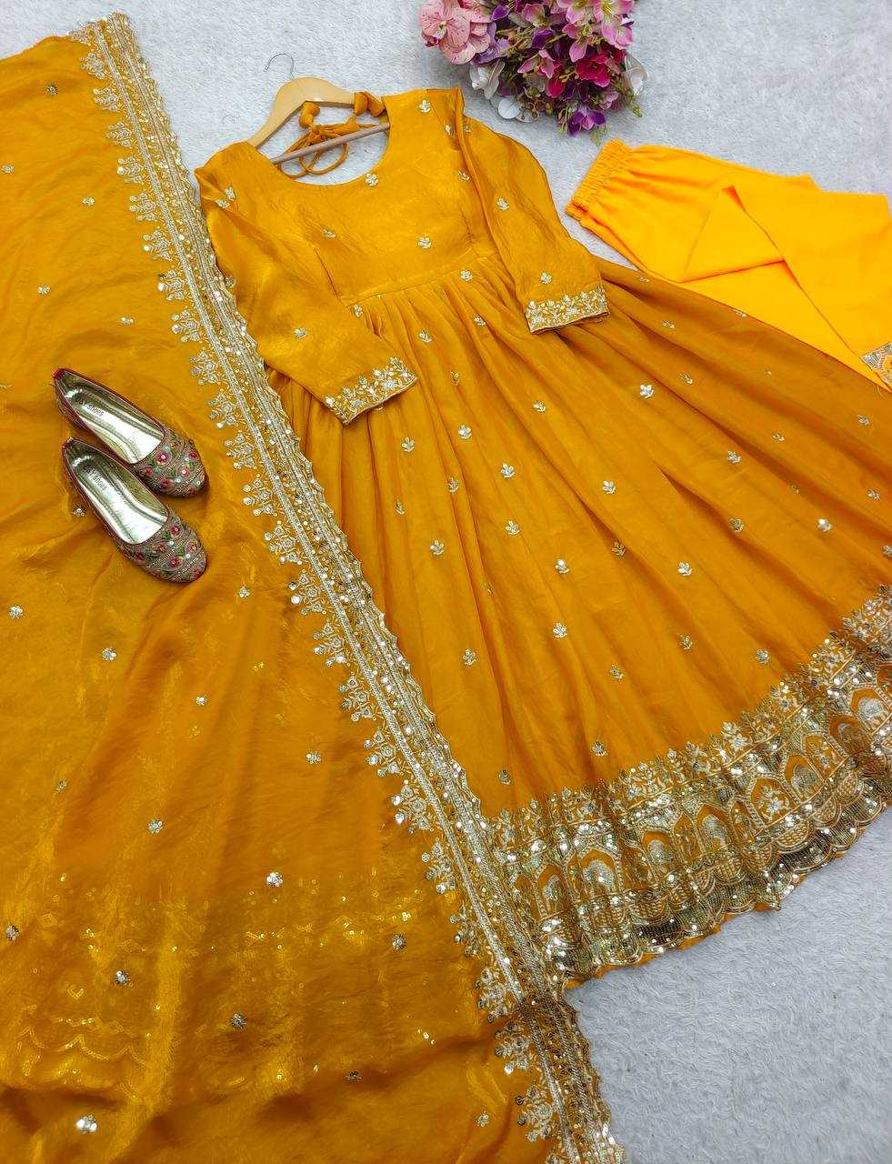 Ynf Jimmy Choo KESH506 135 Gowns Wholesale Fancy Gowns Embroidery Gowns Designer Gowns Manufacturer