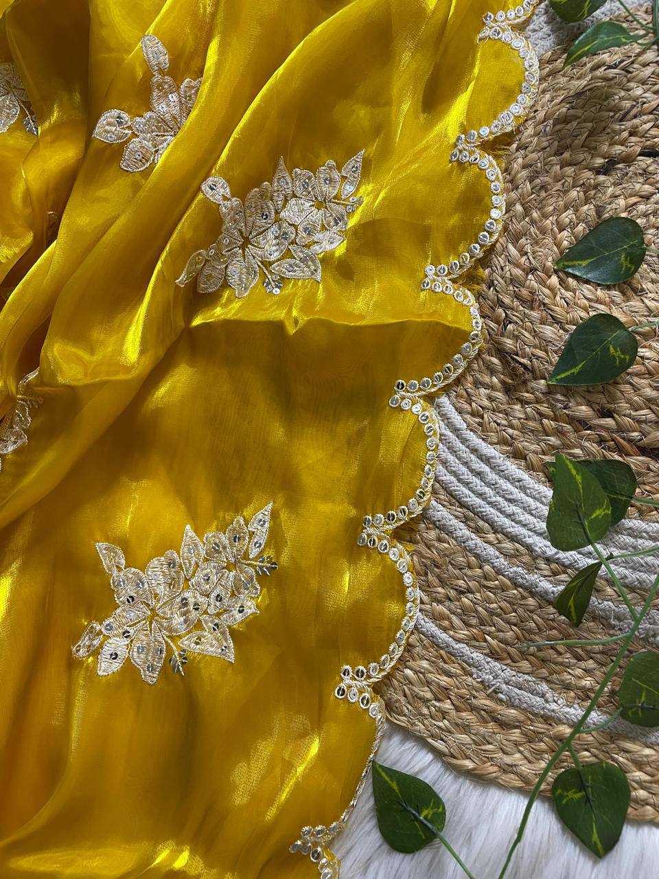 Ynf Jimmy Choo RIN131 398 Sarees Wedding Collections Festive Collections Wholesale Jimmy Choo Sarees Sequence Sarees Embroidered Sarees Manufacturer