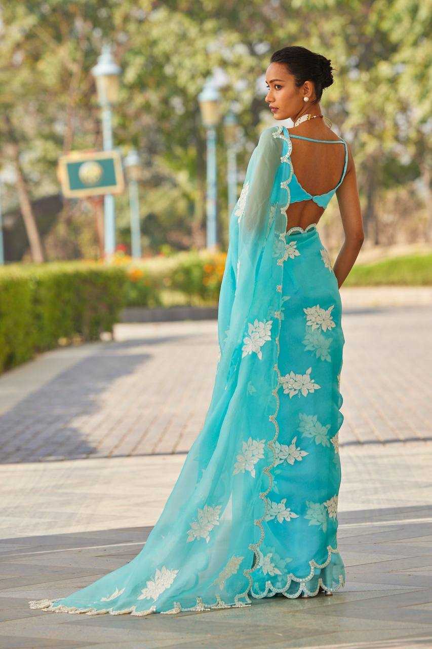 Ynf Jimmy Choo RIN131 398 Sarees Wedding Collections Festive Collections Wholesale Jimmy Choo Sarees Sequence Sarees Embroidered Sarees Manufacturer