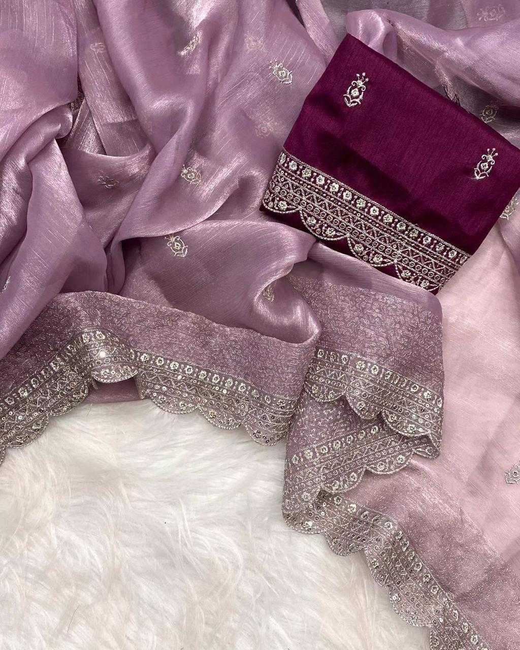Ynf Jimmy Choo RIN134 0260 Silk Sarees Wedding Collections Festive Collections Wholesale Soft Silk Sarees Designer Silk Sarees Embroidered Silk Sarees Manufacturer