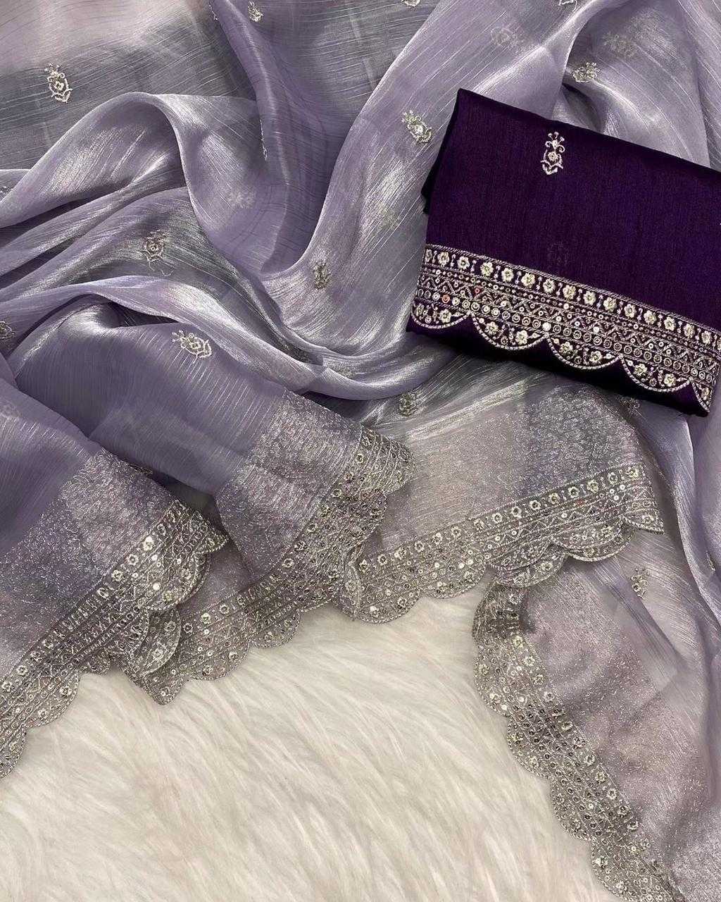 Ynf Jimmy Choo RIN134 0260 Silk Sarees Wedding Collections Festive Collections Wholesale Soft Silk Sarees Designer Silk Sarees Embroidered Silk Sarees Manufacturer