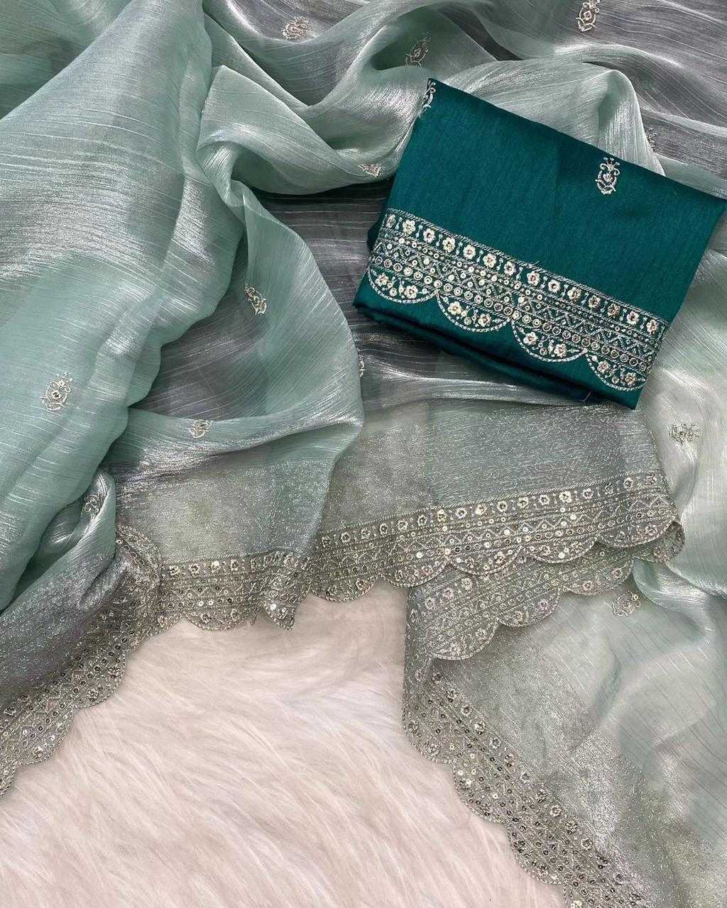 Ynf Jimmy Choo RIN134 0260 Silk Sarees Wedding Collections Festive Collections Wholesale Soft Silk Sarees Designer Silk Sarees Embroidered Silk Sarees Manufacturer