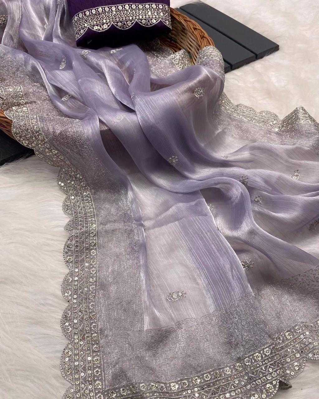 Ynf Jimmy Choo RIN134 0260 Silk Sarees Wedding Collections Festive Collections Wholesale Soft Silk Sarees Designer Silk Sarees Embroidered Silk Sarees Manufacturer