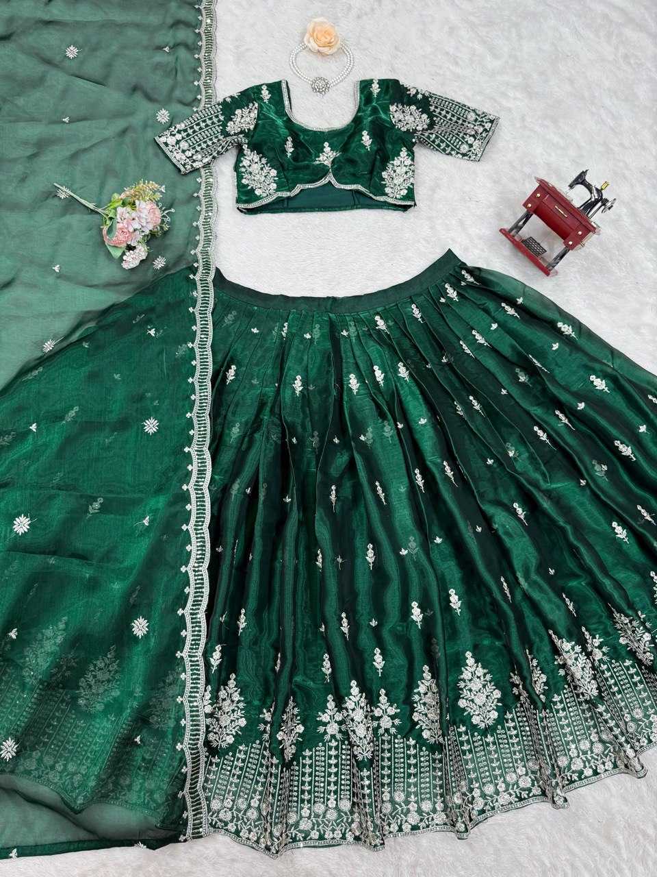 Ynf Jimmy Choo RIN162 357 Lehengas Festive Collections Wholesale Sequins Lehenga Navratri Chaniya Choli Manufacturer