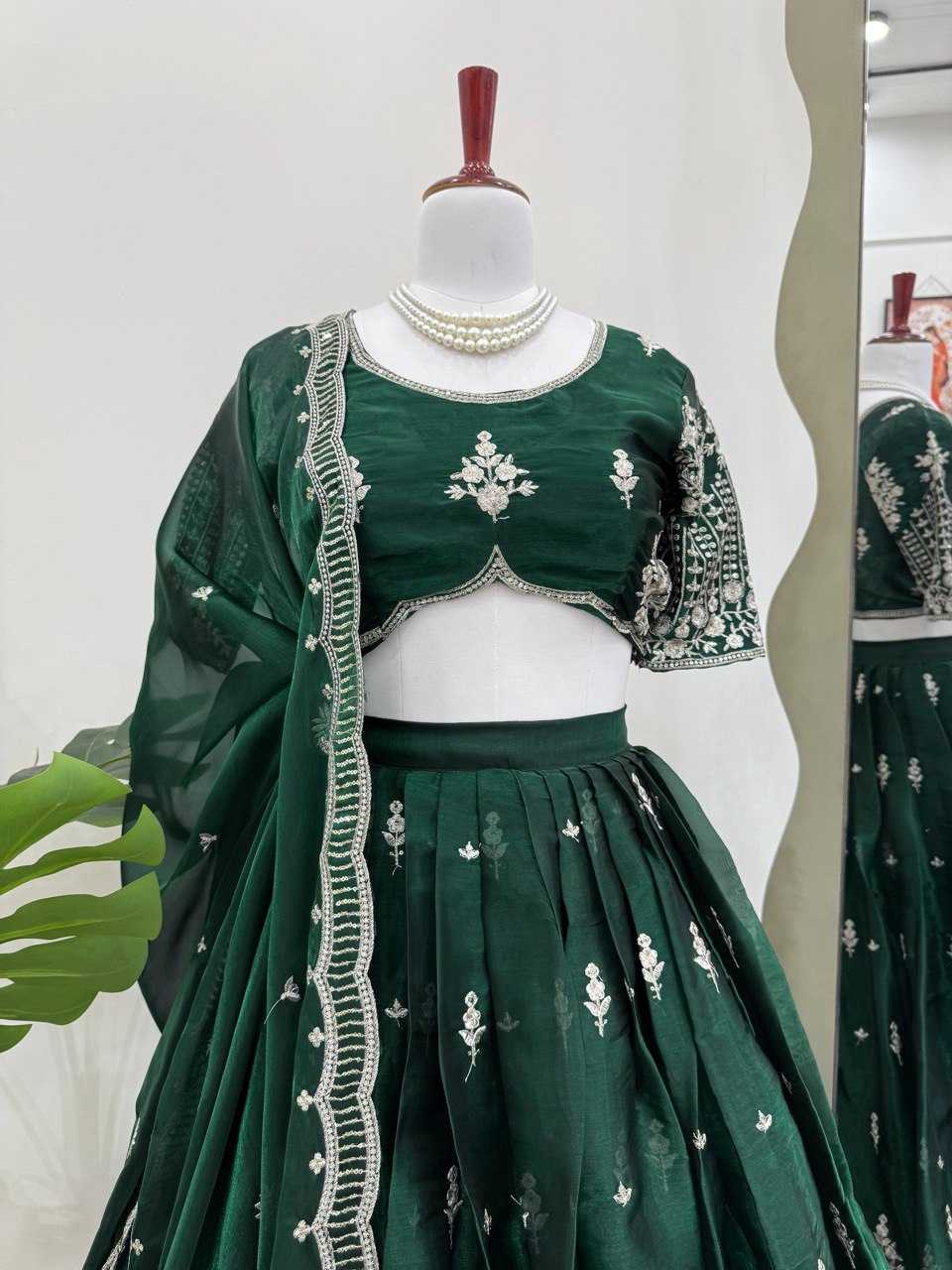 Ynf Jimmy Choo RIN162 357 Lehengas Festive Collections Wholesale Sequins Lehenga Navratri Chaniya Choli Manufacturer