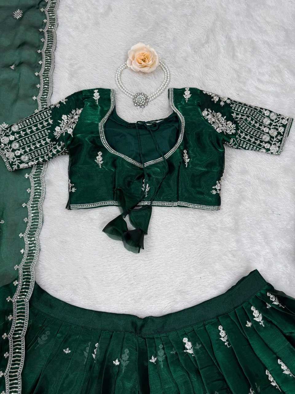 Ynf Jimmy Choo RIN162 357 Lehengas Festive Collections Wholesale Sequins Lehenga Navratri Chaniya Choli Manufacturer