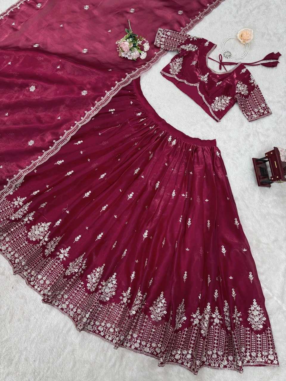 Ynf Jimmy Choo RIN162 357 Lehengas Festive Collections Wholesale Sequins Lehenga Navratri Chaniya Choli Manufacturer