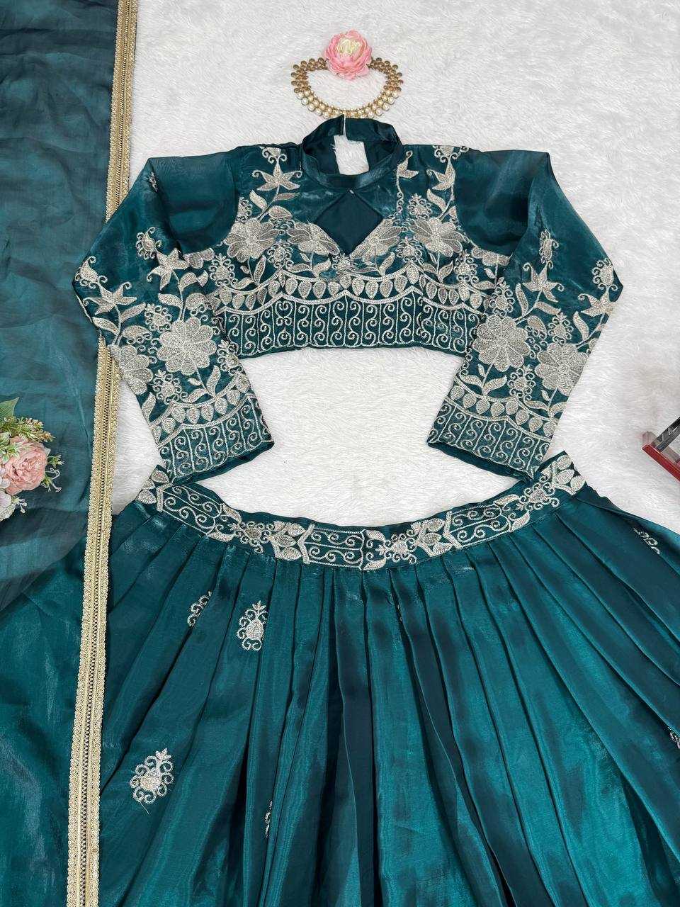 Ynf Jimmy Choo RIN162 365 Lehengas Wholesale Fancy Lehenga Silk Lehenga Embroidered Lehenga Manufacturer