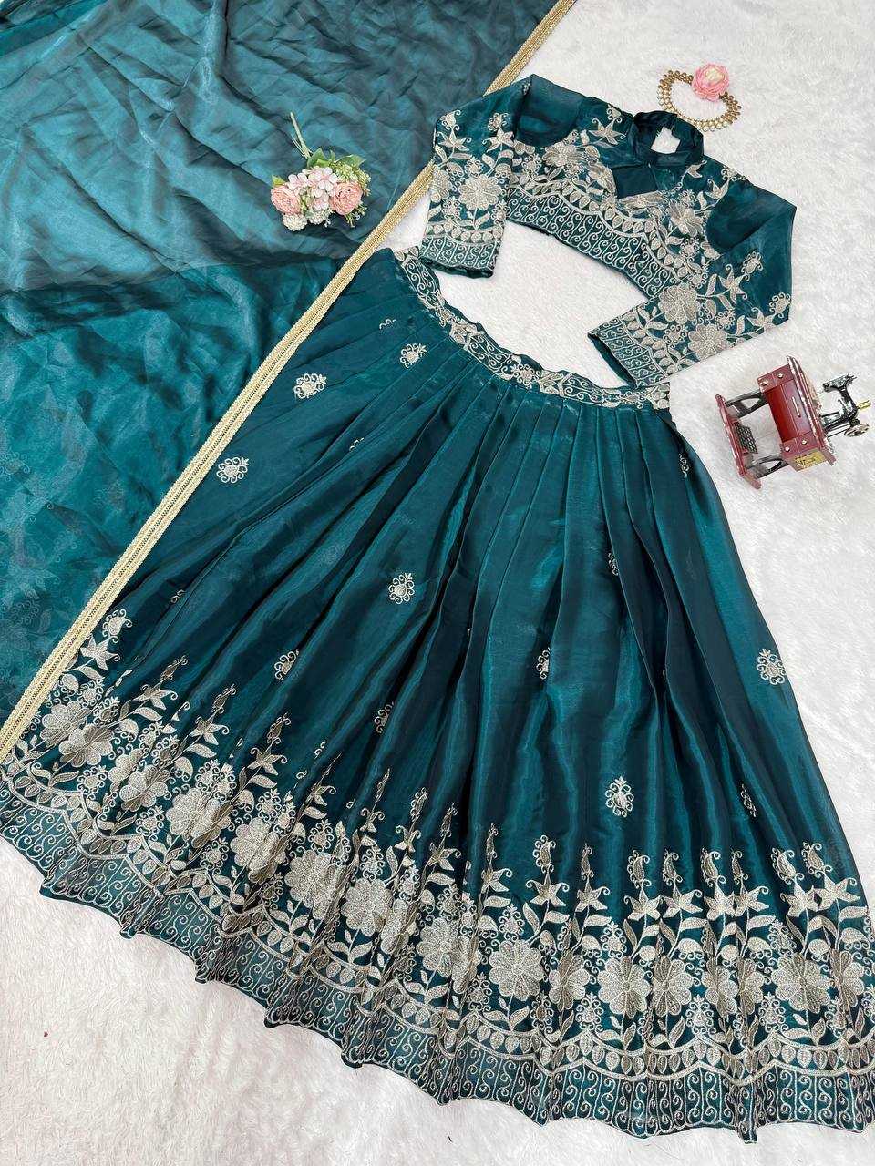 Ynf Jimmy Choo RIN162 365 Lehengas Wholesale Fancy Lehenga Silk Lehenga Embroidered Lehenga Manufacturer
