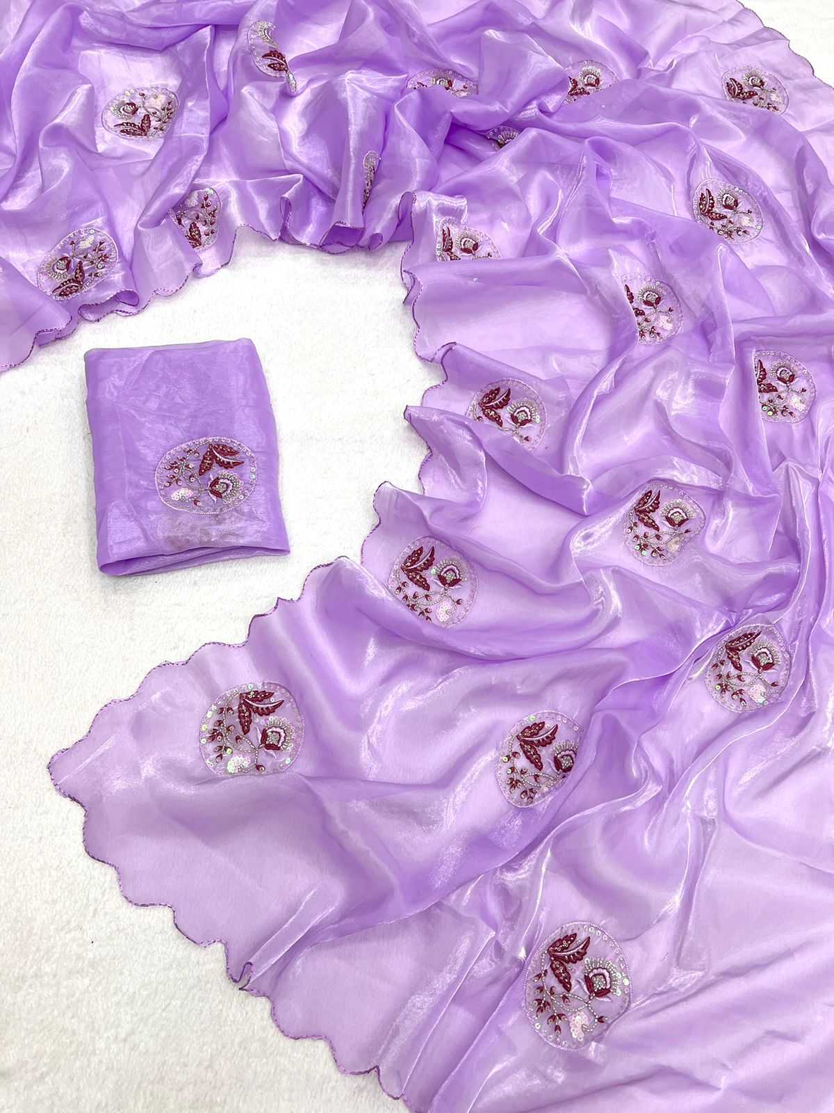 Ynf Jimmy Choo RIN198 312 Sarees Wedding Collections Festive Collections Wholesale Designer Sarees Jimmy Choo Sarees Hand Work Sarees Manufacturer