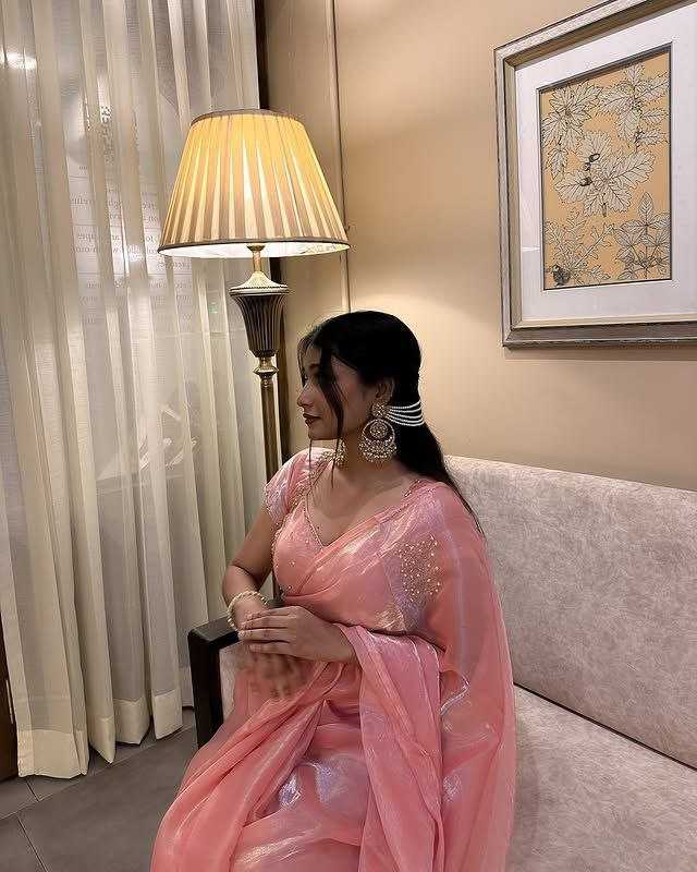 Ynf Jimmy Choo RIN216 rose gold Sarees Wholesale Designer Sarees Jimmy Choo Sarees Fancy Sarees Manufacturer
