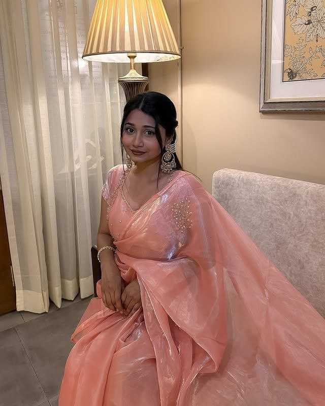 Ynf Jimmy Choo RIN216 rose gold Sarees Wholesale Designer Sarees Jimmy Choo Sarees Fancy Sarees Manufacturer