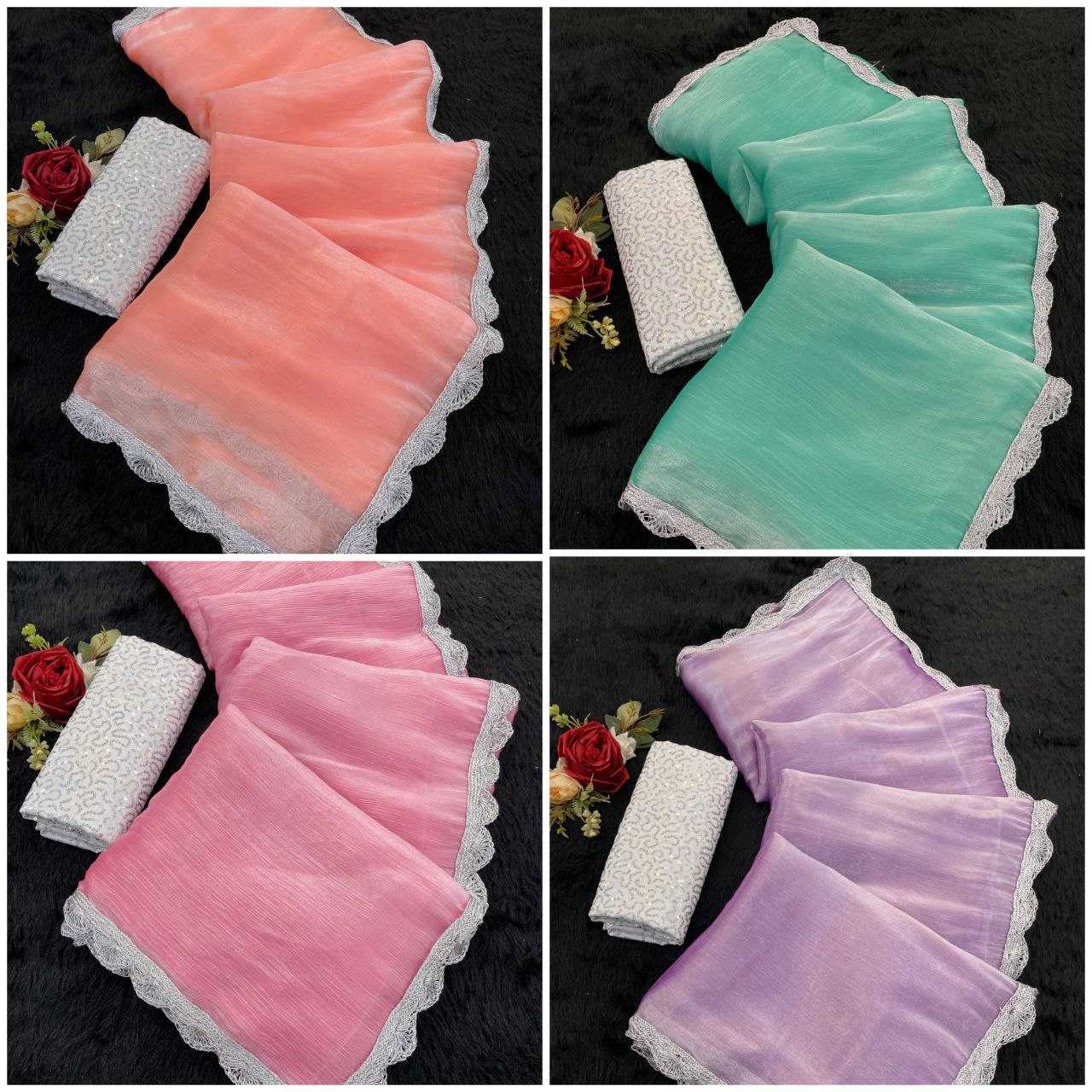 Ynf Jimmy Choo RIN216 Shreya Sarees Wholesale Party Wear Sarees Fancy Sarees Plain Sarees Manufacturer