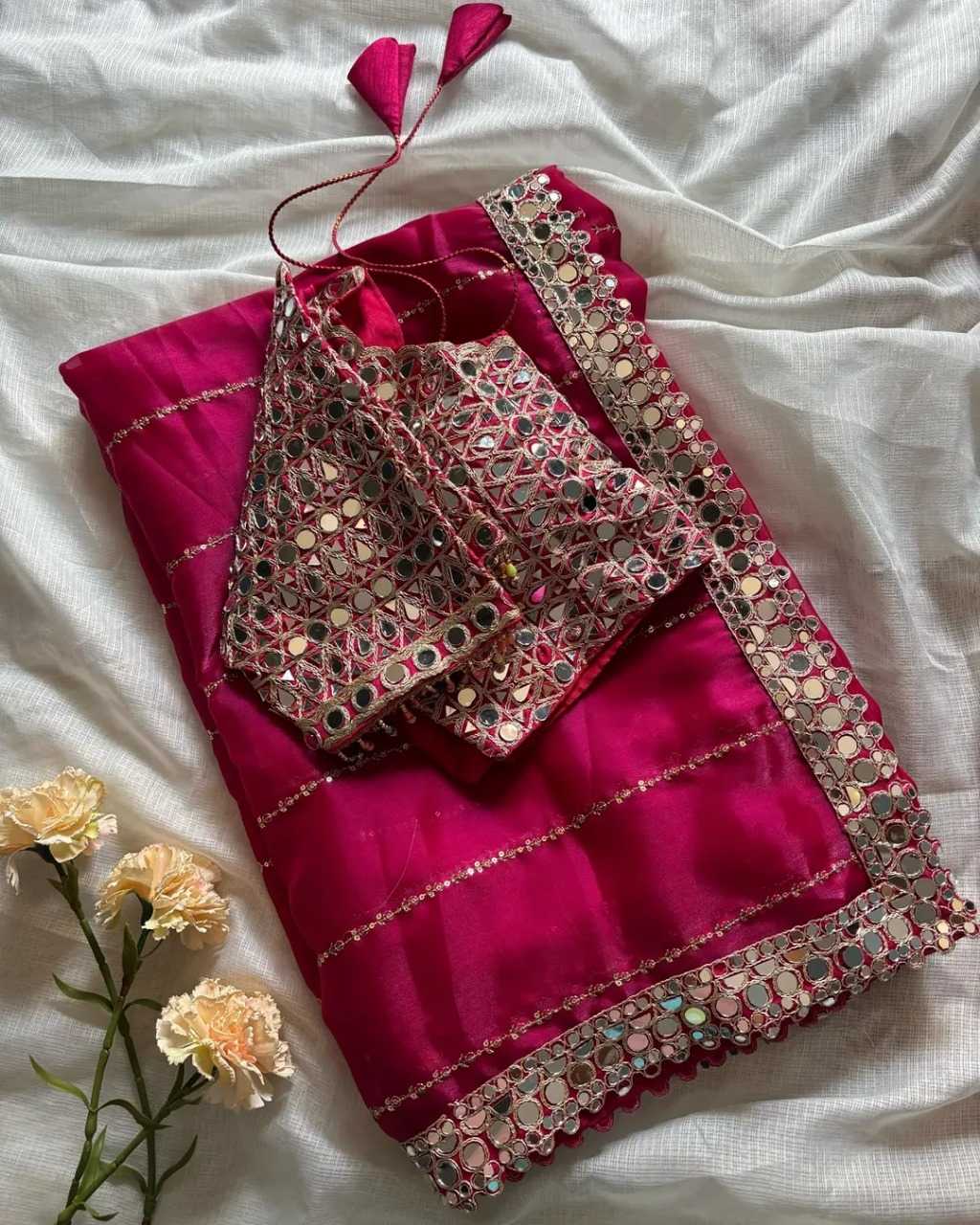 Ynf Jimmy Choo RIN222 Fiza Silk Sarees Wedding Collections Festive Collections Wholesale Handloom Sarees Designer Silk Sarees Silk Sarees For Weddings Manufacturer