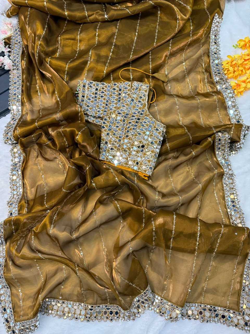 Ynf Jimmy Choo RIN222 Fiza Silk Sarees Wedding Collections Festive Collections Wholesale Handloom Sarees Designer Silk Sarees Silk Sarees For Weddings Manufacturer