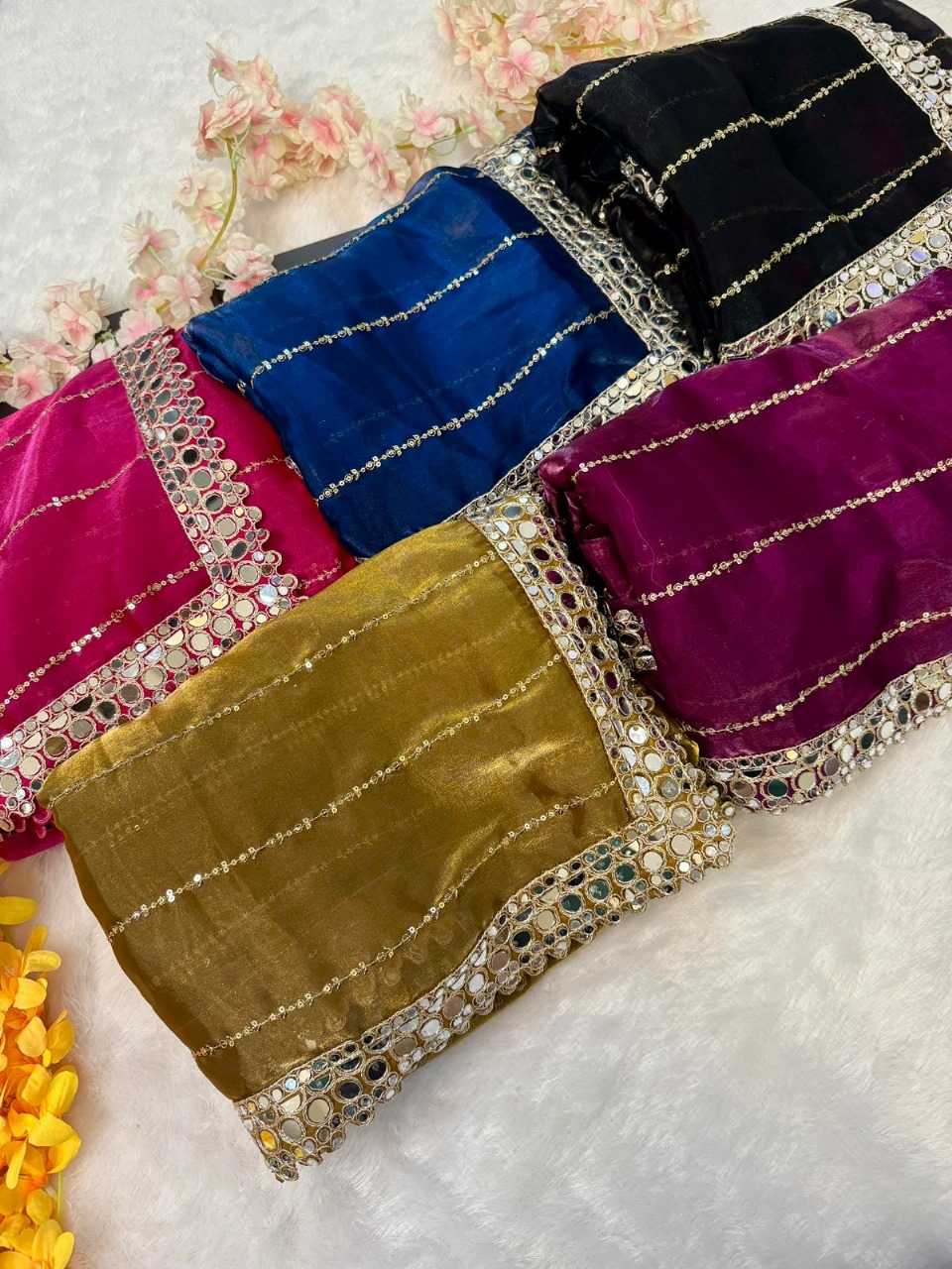 Ynf Jimmy Choo RIN222 Fiza Silk Sarees Wedding Collections Festive Collections Wholesale Handloom Sarees Designer Silk Sarees Silk Sarees For Weddings Manufacturer