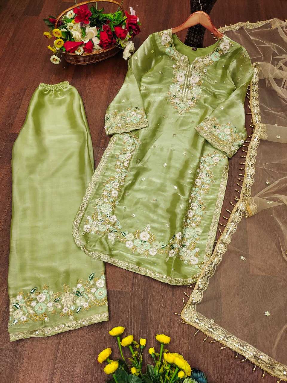 Ynf Jimmy Choo RIN232 81 Suits & Dresses Wholesale Embroidery Suits Party wear suits Manufacturer