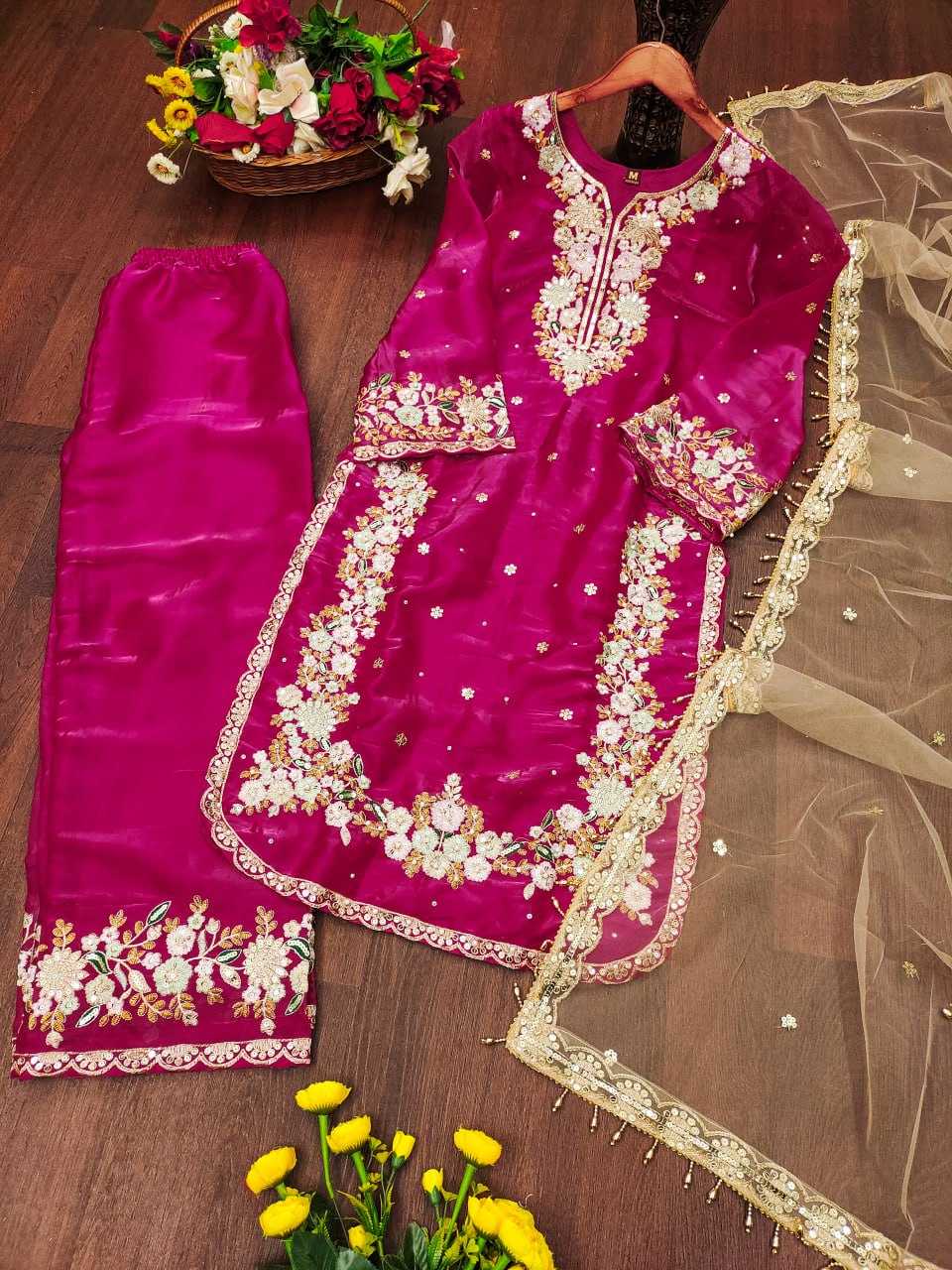 Ynf Jimmy Choo RIN232 81 Suits & Dresses Wholesale Embroidery Suits Party wear suits Manufacturer