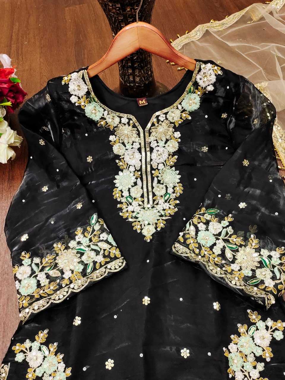Ynf Jimmy Choo RIN232 81 Suits & Dresses Wholesale Embroidery Suits Party wear suits Manufacturer