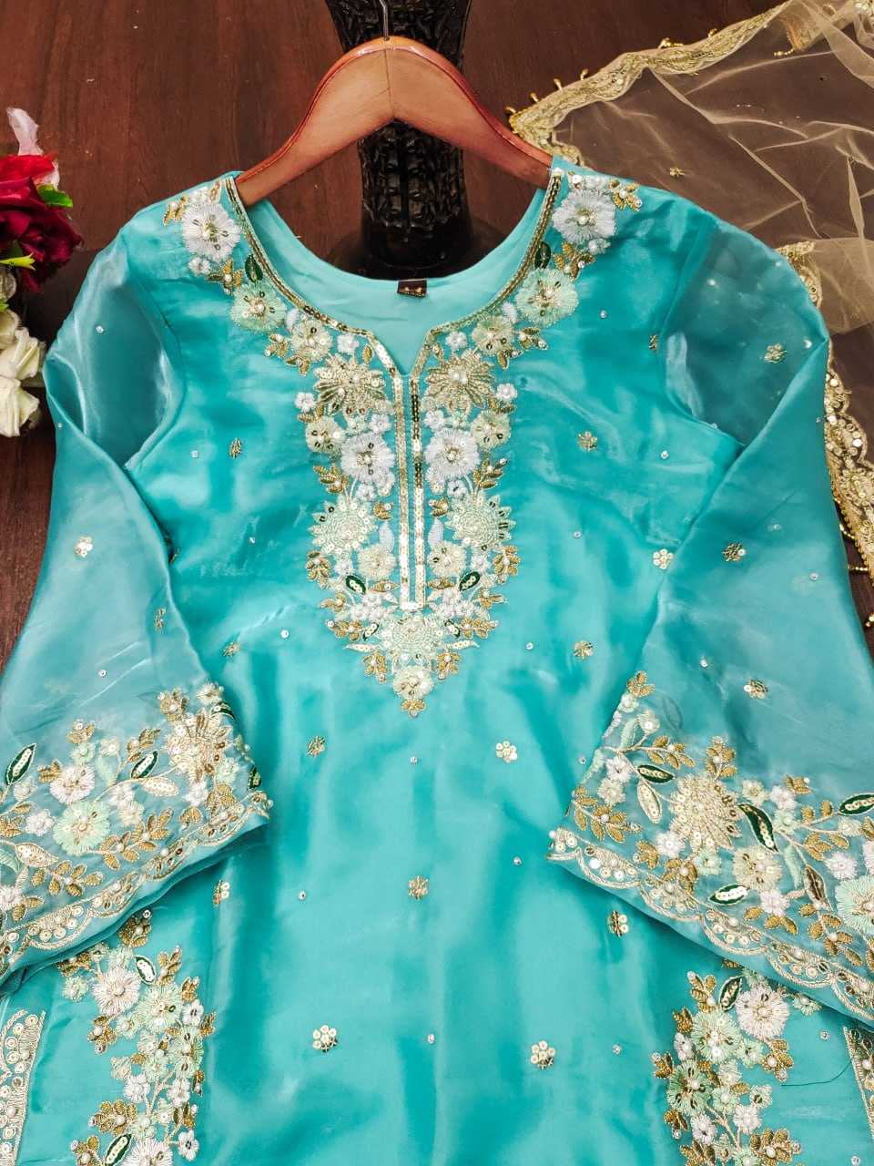 Ynf Jimmy Choo RIN232 81 Suits & Dresses Wholesale Embroidery Suits Party wear suits Manufacturer