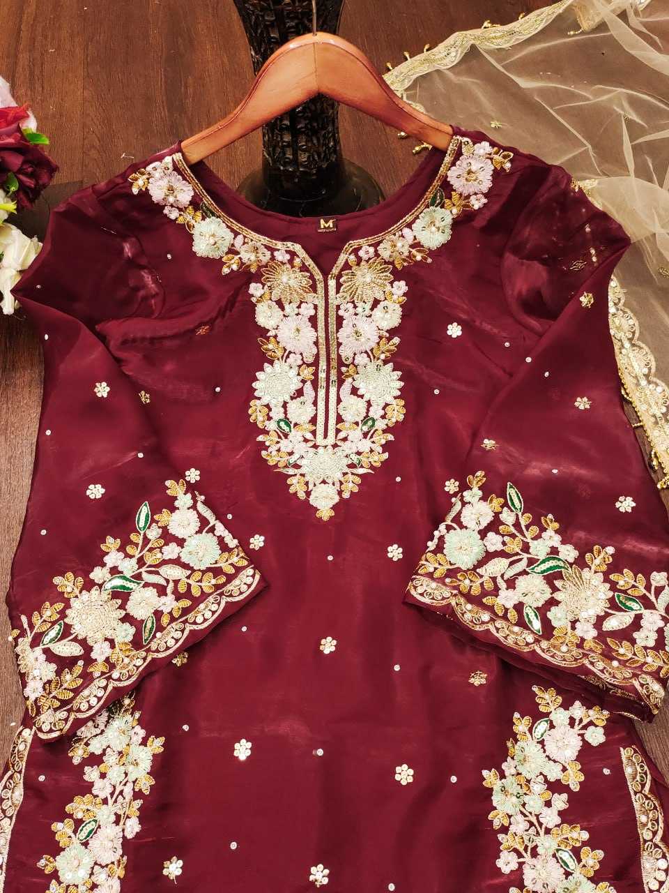 Ynf Jimmy Choo RIN232 81 Suits & Dresses Wholesale Embroidery Suits Party wear suits Manufacturer