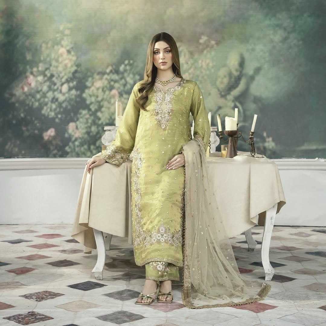Ynf Jimmy Choo RIN232 81 Suits & Dresses Wholesale Embroidery Suits Party wear suits Manufacturer