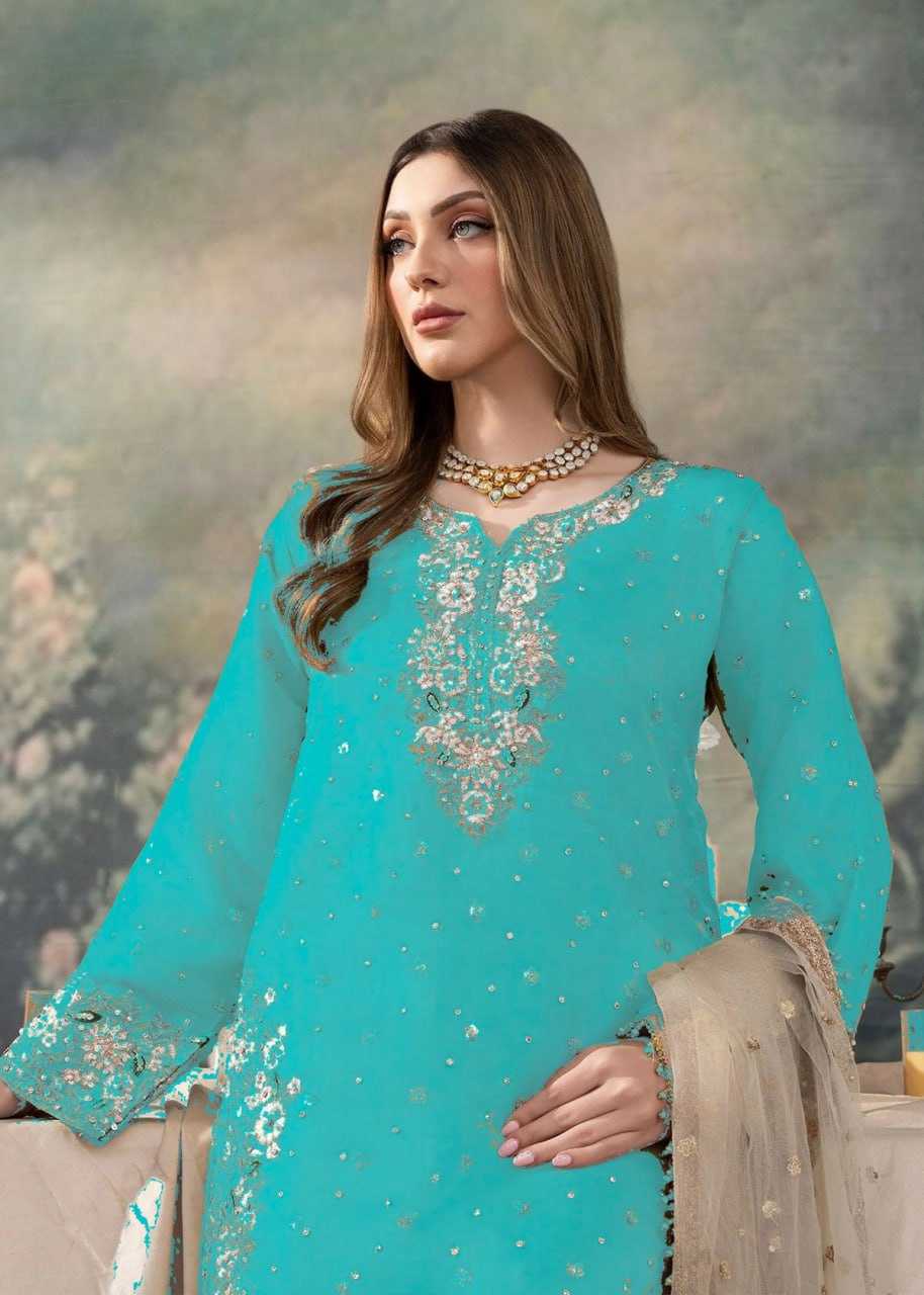 Ynf Jimmy Choo RIN232 81 Suits & Dresses Wholesale Embroidery Suits Party wear suits Manufacturer