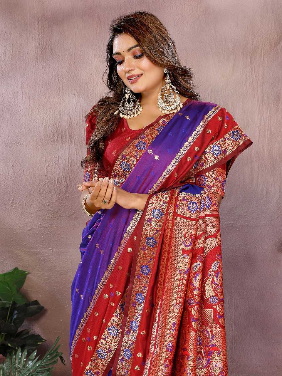 Ynf Kanjivaram Silk RIN144 sarangi Silk Sarees Wedding Collections Festive Collections Wholesale Handloom Sarees Zari Border Silk Sarees Manufacturer