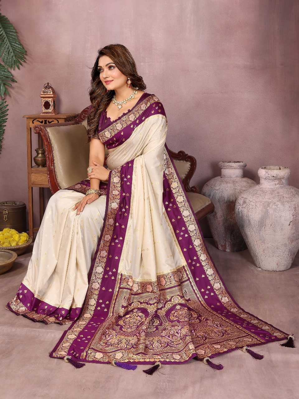 Ynf Kanjivaram Silk RIN144 sarangi Silk Sarees Wedding Collections Festive Collections Wholesale Handloom Sarees Zari Border Silk Sarees Manufacturer