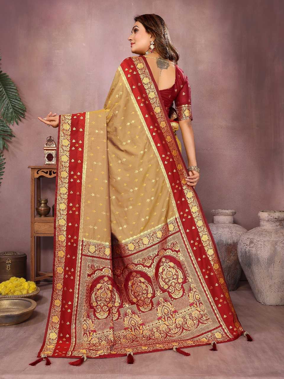 Ynf Kanjivaram Silk RIN144 sarangi Silk Sarees Wedding Collections Festive Collections Wholesale Handloom Sarees Zari Border Silk Sarees Manufacturer