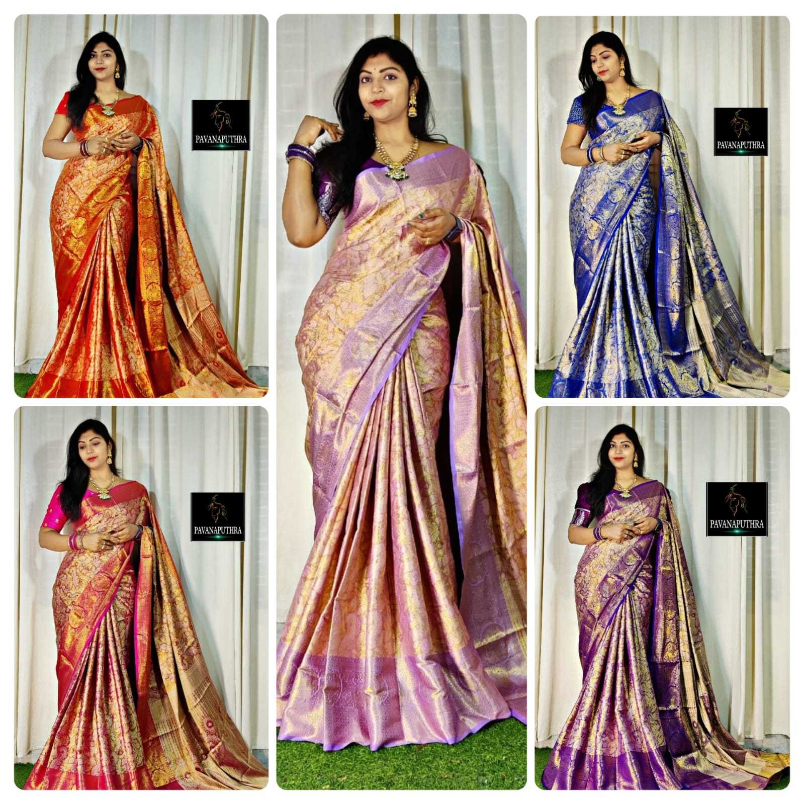 Ynf Kanjivaram Silk RIN209 ST-Vol-01 Silk Sarees Wedding Collections Wholesale Kanjivaram Silk Sarees Designer Silk Sarees Zari Border Silk Sarees Manufacturer