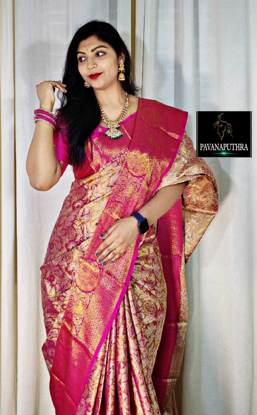 Ynf Kanjivaram Silk RIN209 ST-Vol-01 Silk Sarees Wedding Collections Wholesale Kanjivaram Silk Sarees Designer Silk Sarees Zari Border Silk Sarees Manufacturer