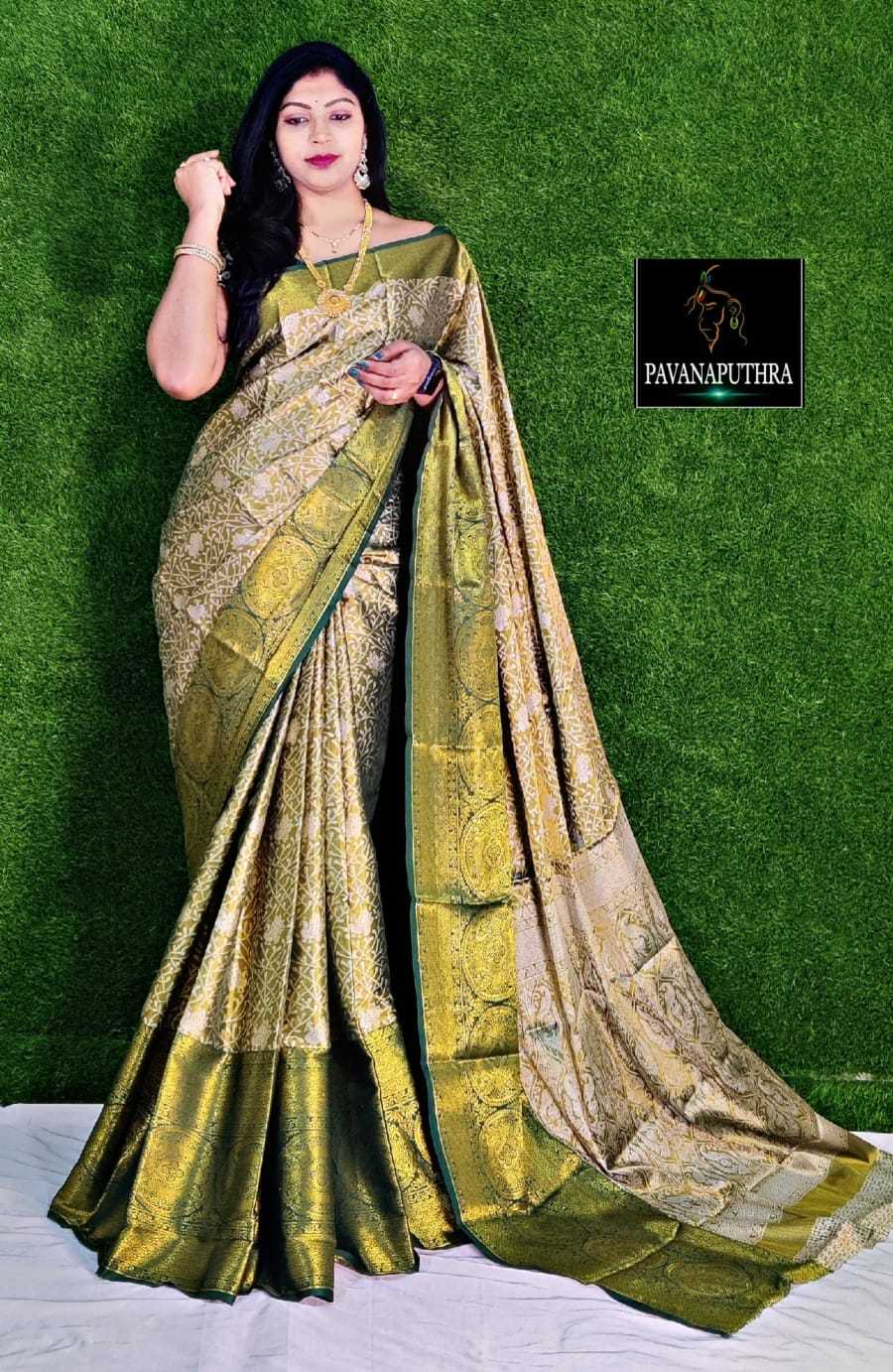 Ynf Kanjivaram Silk RIN209 ST-Vol-02 Silk Sarees Wedding Collections Wholesale Kanjivaram Silk Sarees Designer Silk Sarees Zari Border Silk Sarees Manufacturer