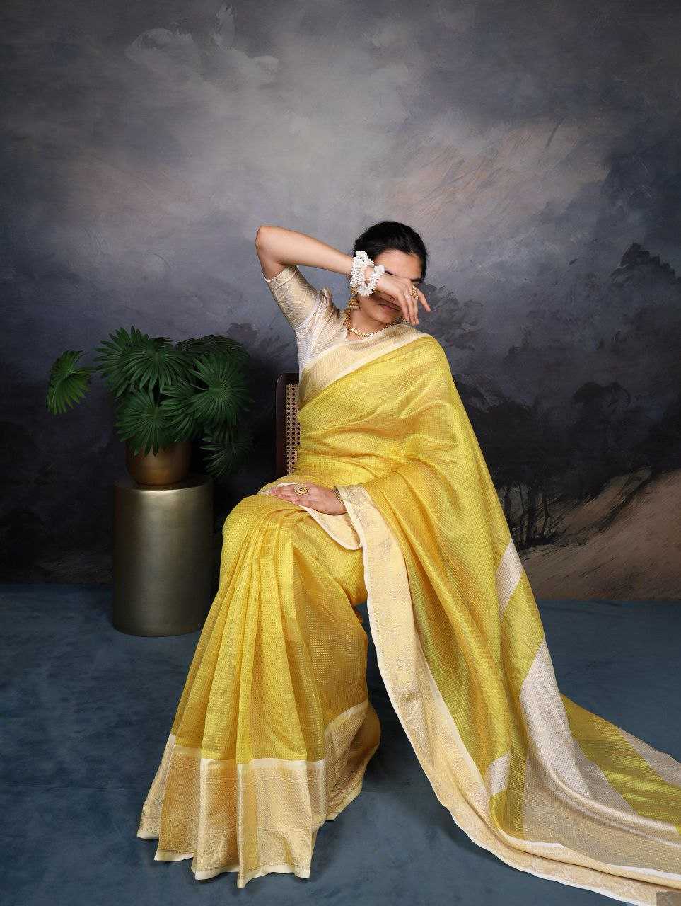 Ynf Kanjivaram Silk RIN216 Nita ambani Sarees Wedding Collections Festive Collections Wholesale Traditional Sarees Silk Sarees Sarees With Blouse Manufacturer