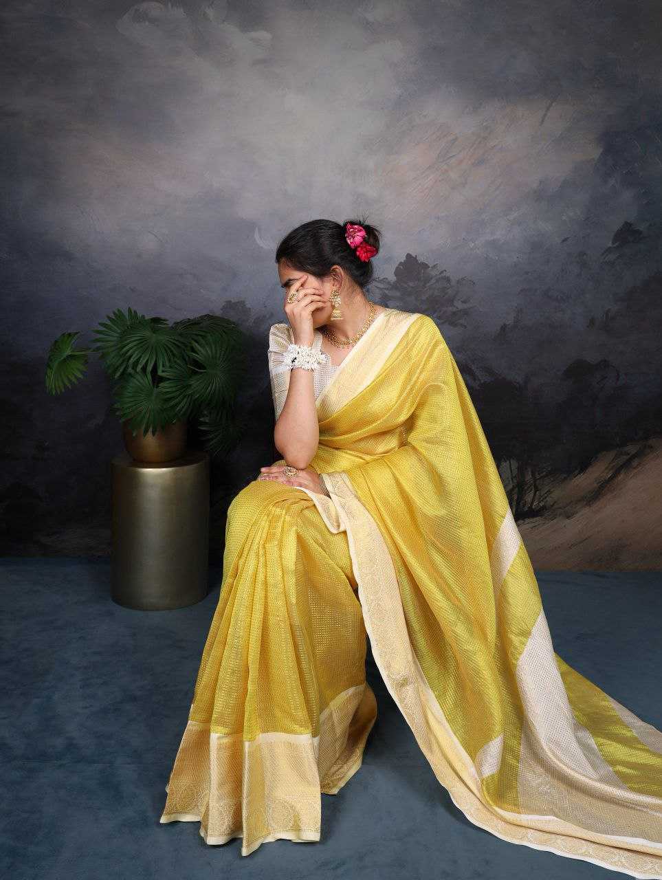 Ynf Kanjivaram Silk RIN216 Nita ambani Sarees Wedding Collections Festive Collections Wholesale Traditional Sarees Silk Sarees Sarees With Blouse Manufacturer