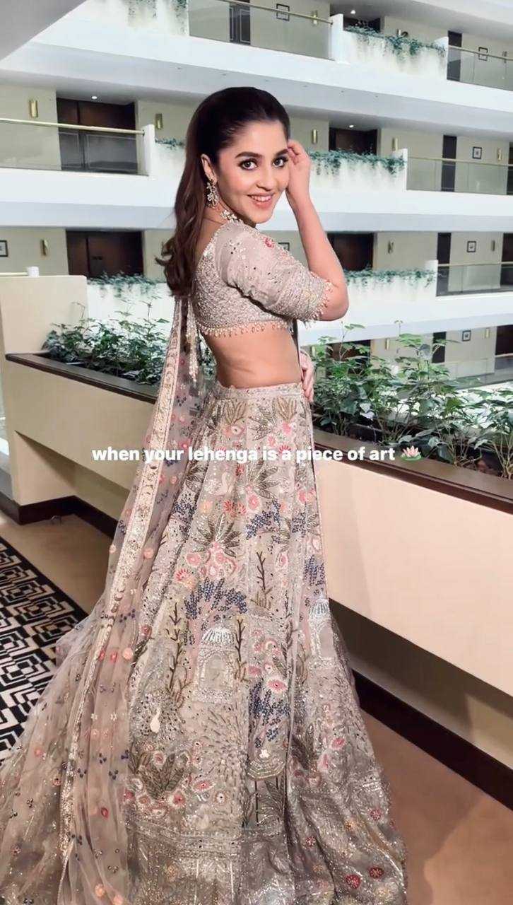 Ynf Kasturi Silk RIN213 H84 Lehengas Wholesale Designer Lehenga Wedding Lehenga Sequins Lehenga Manufacturer