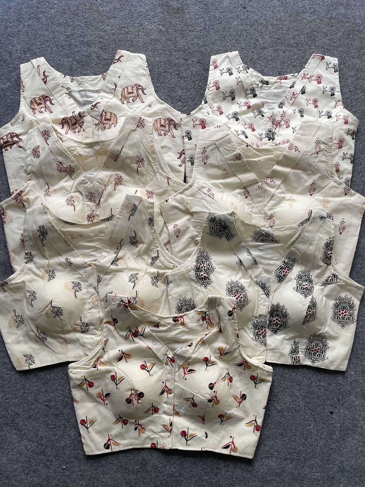 Ynf Khadi Cotton KESH426 222 Readymade Blouses Wedding Collections Festive Collections Wholesale Printed Blouse Cotton Blouse Fashion Blouse Manufacturer