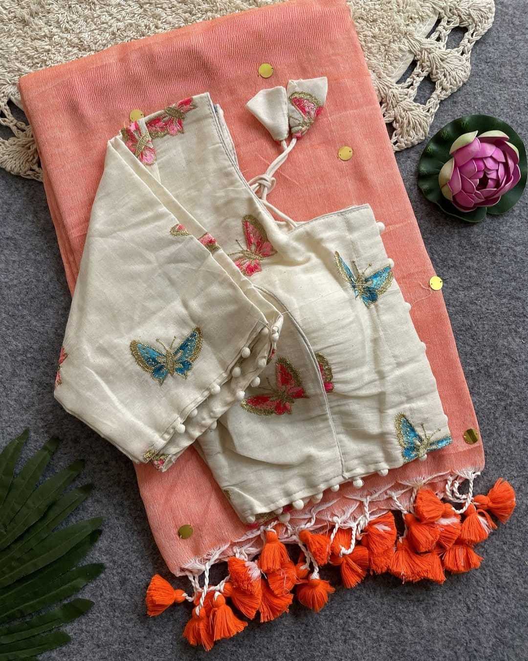 Ynf Khadi Cotton KESH437 Khadi Cotton Sarees Wedding Collections Festive Collections Wholesale Designer Sarees Sequence Sarees Cotton Sarees Manufacturer