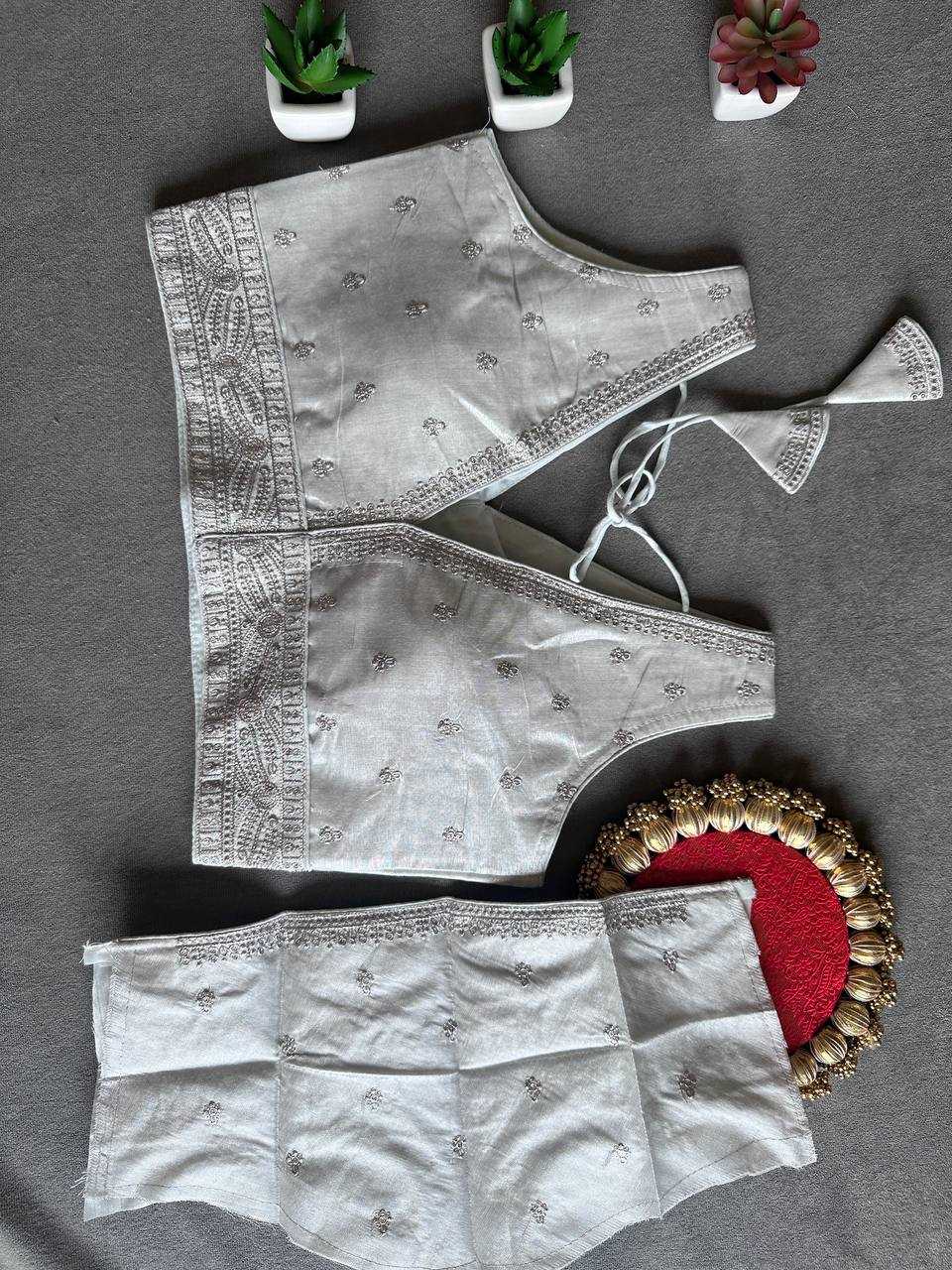 Ynf Khadi Cotton RIN158 Pure Mettalic Readymade Blouses Wholesale Blouse Designer Blouse Cotton Blouse Manufacturer