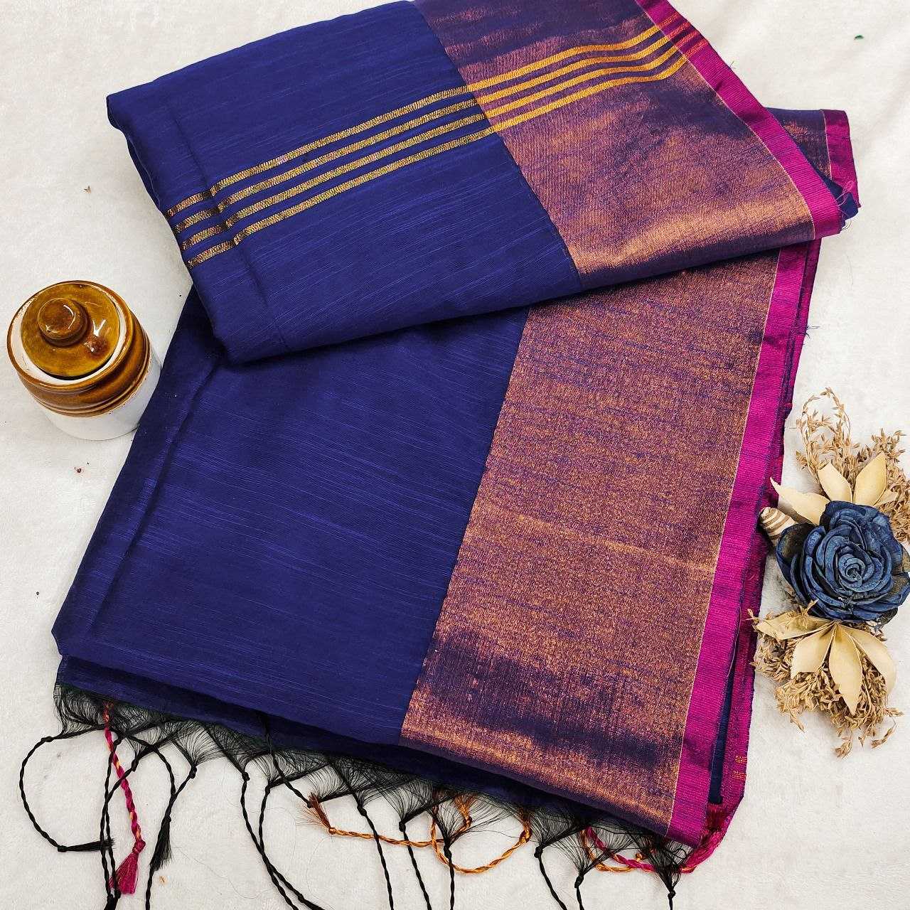 Ynf Khadi Cotton RIN216 brahmastra Sarees Wedding Collections Festive Collections Wholesale Zari Border Sarees Cotton Sarees Sarees With Blouse Manufacturer