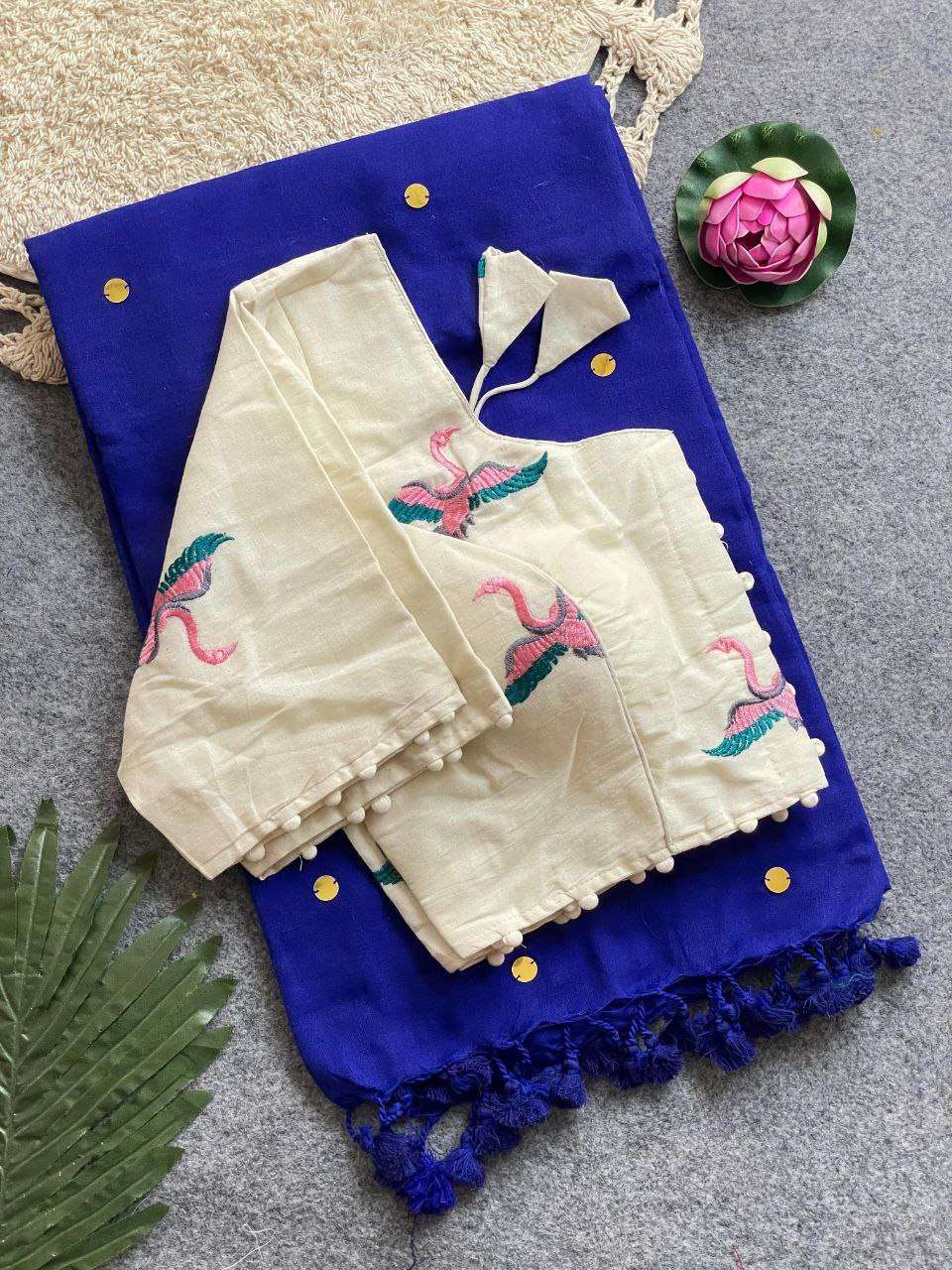 Ynf Khadi Cotton RIN216 DIVYA Sarees Wedding Collections Festive Collections Wholesale Mirror Work Saree Cotton Sarees Sarees With Blouse Manufacturer