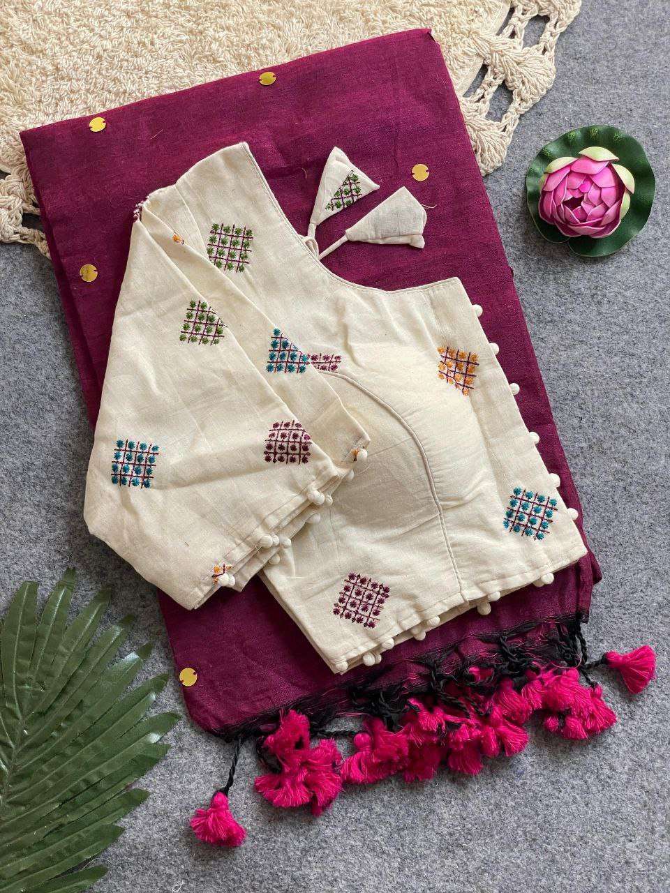 Ynf Khadi Cotton RIN216 DIVYA Sarees Wedding Collections Festive Collections Wholesale Mirror Work Saree Cotton Sarees Sarees With Blouse Manufacturer