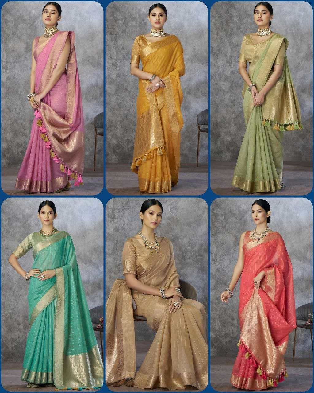 Ynf Khadi Cotton RIN216 khadi cotton Sarees Wholesale Designer Sarees Ready To Wear Sarees Party Wear Sarees Manufacturer